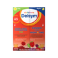 Front of Delsym® Cough+ Day/Night Combo Children's Cough Liquid package for multi-symptom relief.