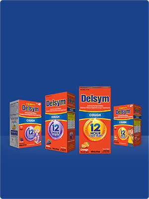 The Children's Delsym® line of cough relief products alleviates symptoms for lasting relief.