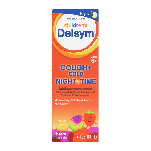Delsym® Children’s Cough+ Cold Nighttime Berry Flavored Liquid