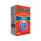 Left angled view of the Delsym® 12 Hour Grape Flavored Cough Liquid package for day or night relief.