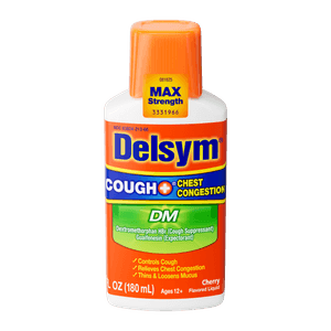 Delsym® Cough+ Chest Congestion New Look - Top Front