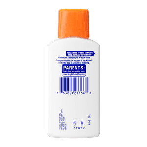 Delsym® Cough+ Chest Congestion Packshot backside